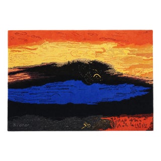 Vintage Tapestry by Lutz De Bré for Ewald Kröner, 1970s For Sale