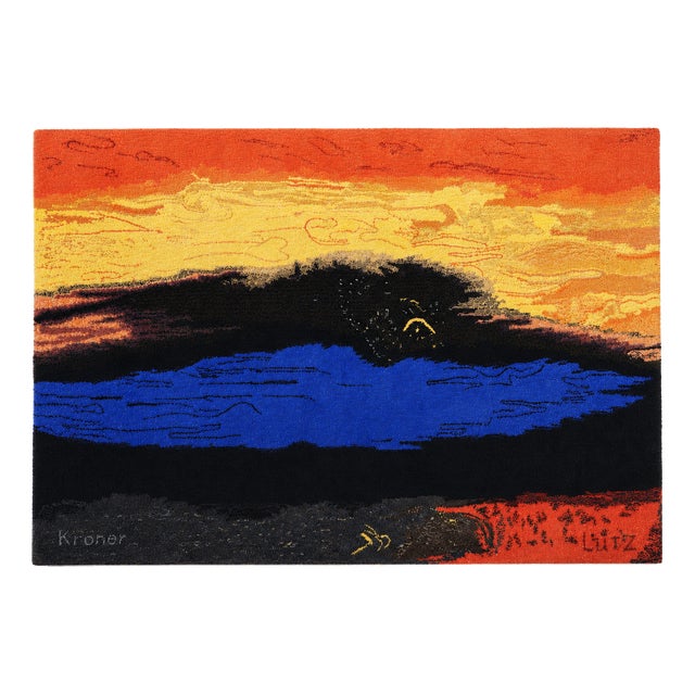 Vintage Tapestry by Lutz De Bré for Ewald Kröner, 1970s For Sale