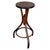 Turn of the century Thonet style tripod plant stand pedestal table features an elegant, sculptural 3 leg frame crafted...