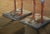 Early 20th Century Pair of Early 20th Century French Painted Concrete Stork Garden Sculptures For Sale - Image 5 of 10