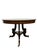 Elegant vintage round center table by Maitland-Smith, handcrafted in the Philippines and retaining its original...