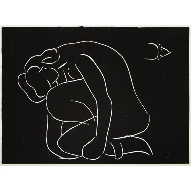 1990s 1990 After Henri Matisse, "Pasiphaé" Black and White Print For Sale - Image 5 of 6