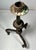 Farmhouse Antique Hand-Forged Wrought Iron Tripod Candle Holder. For Sale - Image 3 of 12