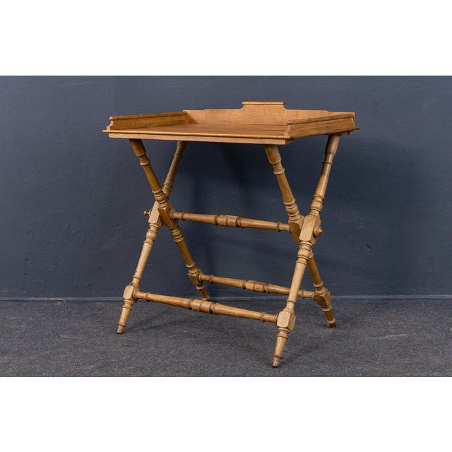 Wilhelminian Folding Tray Table For Sale - Image 5 of 8