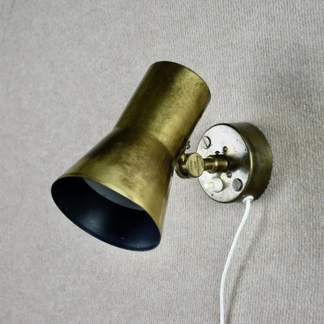 Yellow Wall Light from Hans-Agne Jakobsson AB Markaryd, Sweden, 1960s For Sale - Image 8 of 8