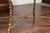 Pair of Midcentury Gilt Bronze Glass Tops Console Tables with Faux Bois Motifs For Sale - Image 10 of 12