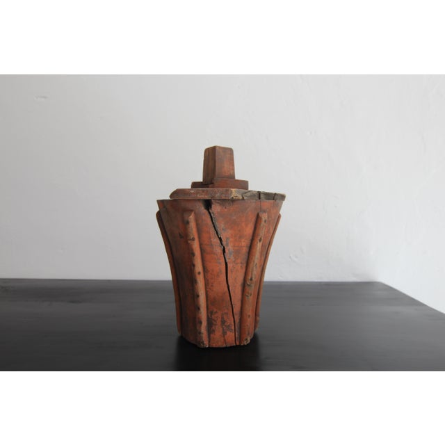 Brown Early 20th Century Wooden Casting Pattern Object with Original Patina, 1890s For Sale - Image 8 of 16