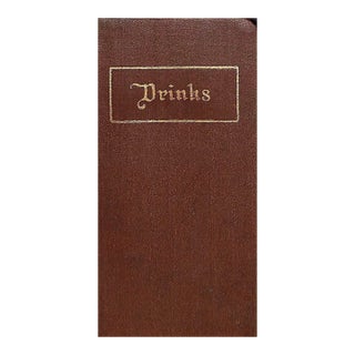 "Drinks" 1914 Straub, Jacques For Sale