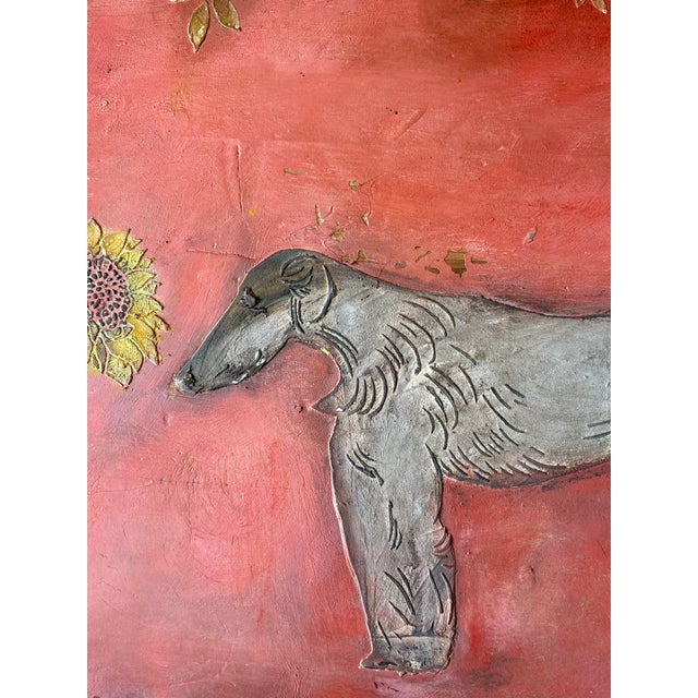 Wood Vintage Painted Coffee Table, 1970s For Sale - Image 7 of 11