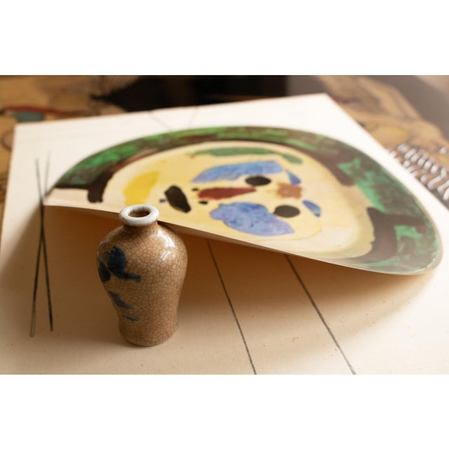 Portraiture 1955 Swiss Print of Picasso's Ceramic Platter "Young Smiling Face" For Sale - Image 3 of 4