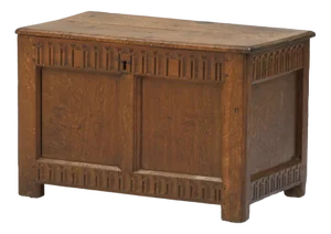 Brown Oak Box, 1760s