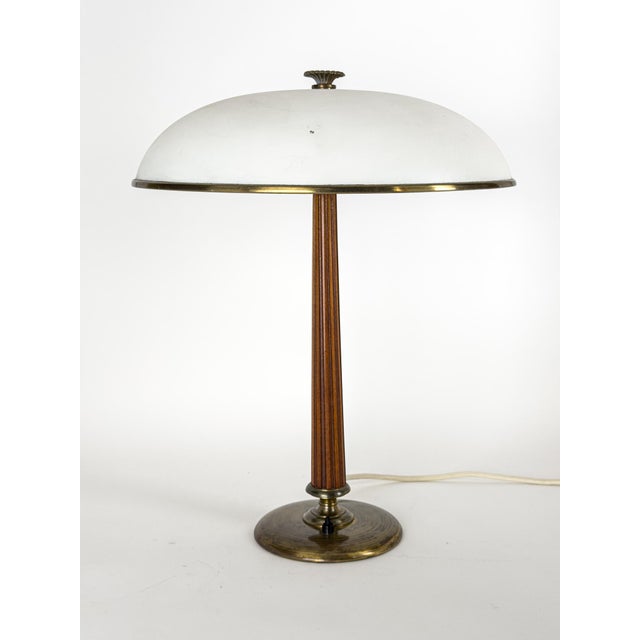 Metal Model 29595 Table Lamp by Erik Tidstrand for Nordiska Kompaniet, Sweden, 1940 For Sale - Image 7 of 7