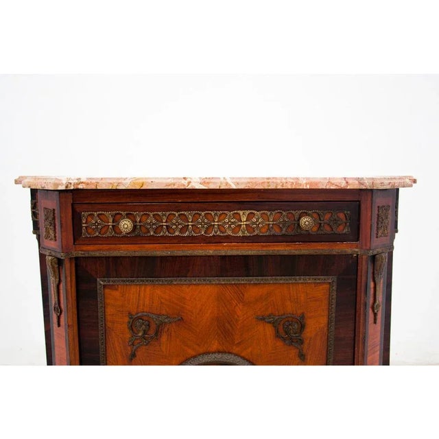 Wood 19th Century Inlaid Chest of Drawers, Italy, 1860 For Sale - Image 7 of 15
