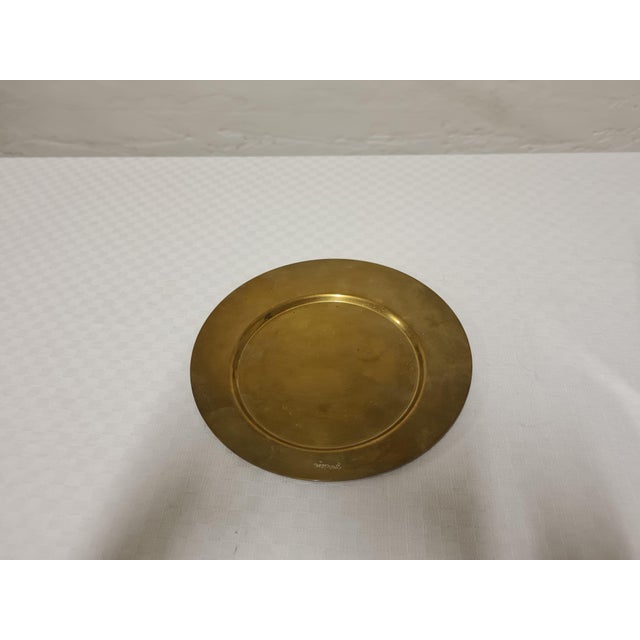 Brass Plate by Gio Ponti for Cleto Munari For Sale - Image 9 of 14