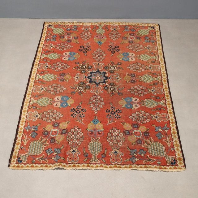 Middle Eastern Tabriz Rug For Sale - Image 3 of 8
