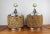Mid 20th Century Cork and Chrome Table Lamps - a Pair For Sale - Image 10 of 10