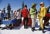 Slim Aarons, Snowmass Gathering, Estate Stamped Photographic Print, 1968 / 2020s For Sale