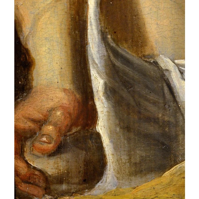 Follower of Prospero Fontana, Saint Jerome, 1590, Oil on Board For Sale - Image 11 of 15