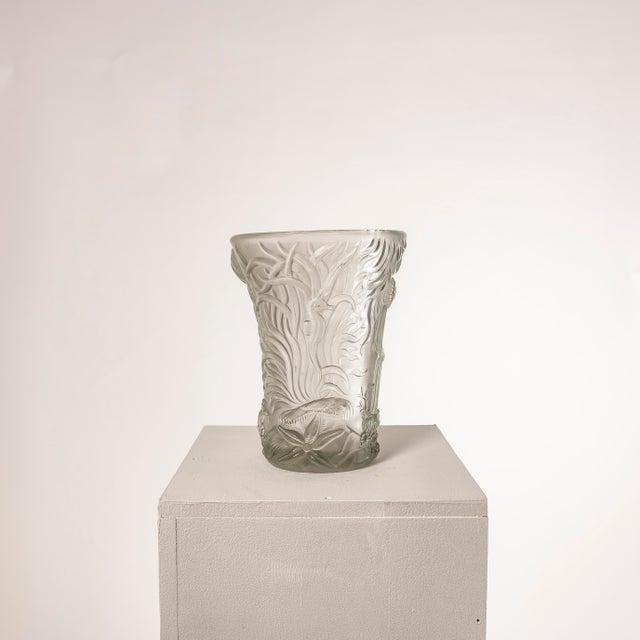 Glass Marine Life Vases attributed to Josef Inwald for Barolac, 1960s, Set of 2 For Sale - Image 13 of 16