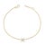 Immerse yourself in the understated elegance of this 10K yellow gold bracelet, for an enrapturing shimmer that captures...