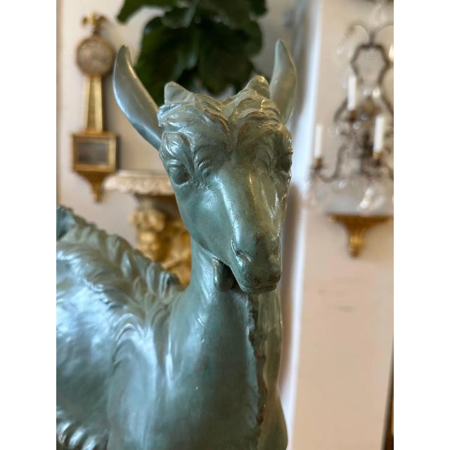 Early 20th Century Sculpture of a Young Goat by Katharine Lane Weems For Sale - Image 5 of 7