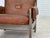 Vintage Scandinavian Lounge Chair in Furniture Leather, 1970s For Sale - Image 9 of 18