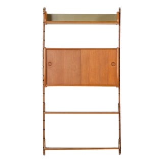 Scandinavian Model Ergo Wall Unit in Teak, 1960s For Sale