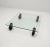 Fontana Arte Glass Table with Wheels by Gae Aulenti for Fontanaarte, 1980s For Sale - Image 4 of 13