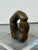 Brazilian Modern Bronze Sculpture of Two Fingers Snapping on Acrylic Base, 1980s For Sale - Image 9 of 10