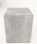 Gray Mid-Century Modern Cube Shape Italian Carrara Marble Pedestal 18" Tall End Table For Sale - Image 8 of 12