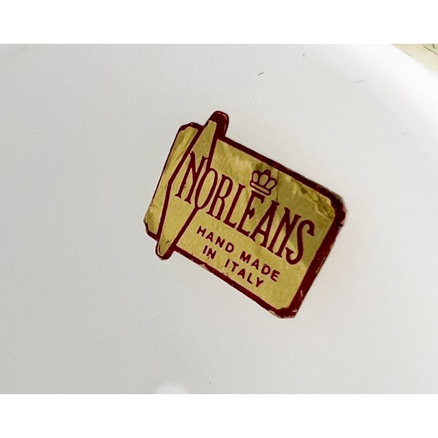 Vintage Italian White Bird / Dragon Motif Chinoiserie Lidded Jar – Norleans - Chinoiserie, Hollywood Regency, Traditional For Sale - Image 11 of 13