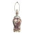 Vintage Glass Seashell Lamp For Sale