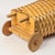 Antique Splint Wood Rolling Basket Cart For Sale - Image 15 of 15