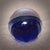 1980s Mid-Century Modern Blue Murano Art Glass Sphere, Italy, 1980s For Sale - Image 5 of 9