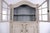 Antique German Painted Oak Display Cabinet with Glass Doors, 1790s For Sale - Image 9 of 17