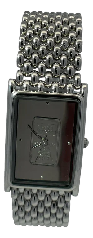 Swiss Credit Suisse 1g 999.5 Purity Platinum Ingot Classic Watch