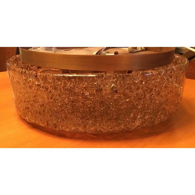 Gold Vintage Ceiling Lamp from Hillebrand Lighting For Sale - Image 8 of 12