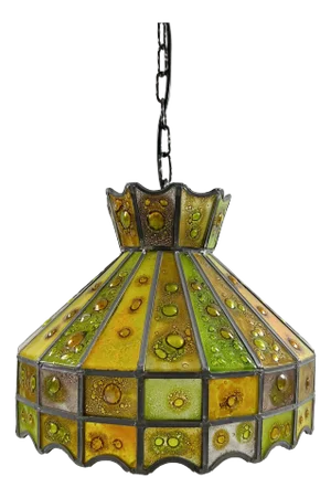 Brutalist Ceiling Lamp by Felipe Delfinger for Feders, 1970s
