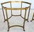 Vintage Labarge Side Tables Brass Glass Hoof Footed Octagonal Pair For Sale - Image 16 of 17
