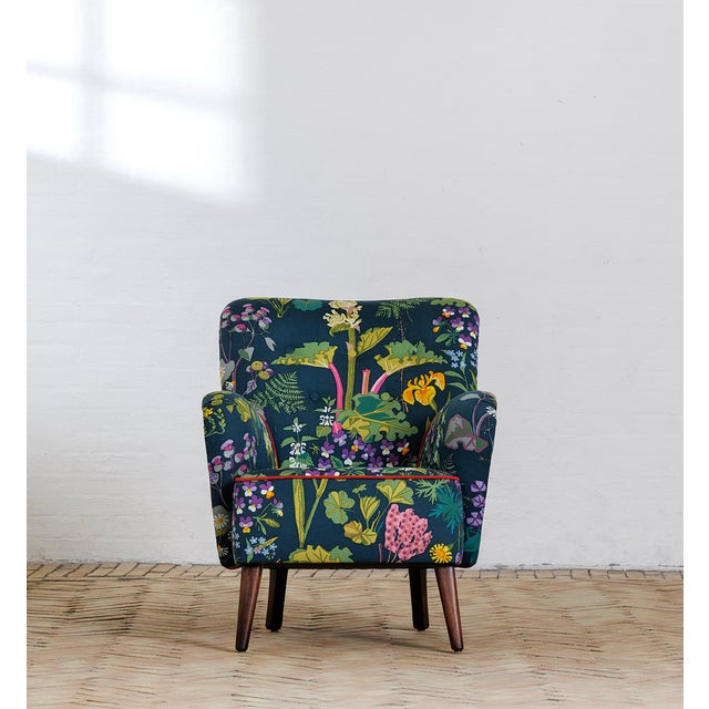 Armchair in Upholstery by Gocken Jobs, 1950s For Sale - Image 4 of 5
