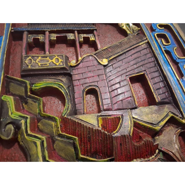 Intervention No, 5 "The Sovereign Horizon" - Antique Masterwork Relief (24x17) For Sale - Image 11 of 11