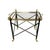 Maison Jansen Style Neoclassical Hollywood Regency Glass Top Tray Table For Sale - Image 4 of 5