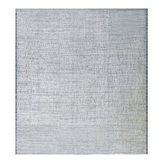 Modern Moroccan High-Low Wool Rug with Abstract Grid Design by Doris Leslie Blau For Sale