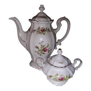 1970s German Johaan Havaland Sugar and Tea Pot For Sale