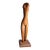 Vintage Hand-Carved Modernist Nude Female Wood Sculpture, 32”h For Sale