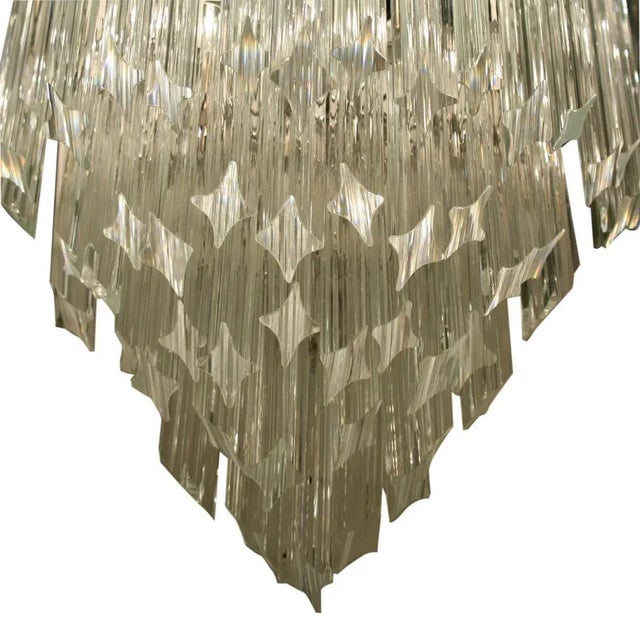 1960s Large Quadriedri Glass Murano Sconces from Venini, 1960s, Set of 2 For Sale - Image 5 of 7