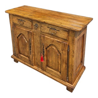 Bausman & Co. Bench-Made Server With Plank Top For Sale