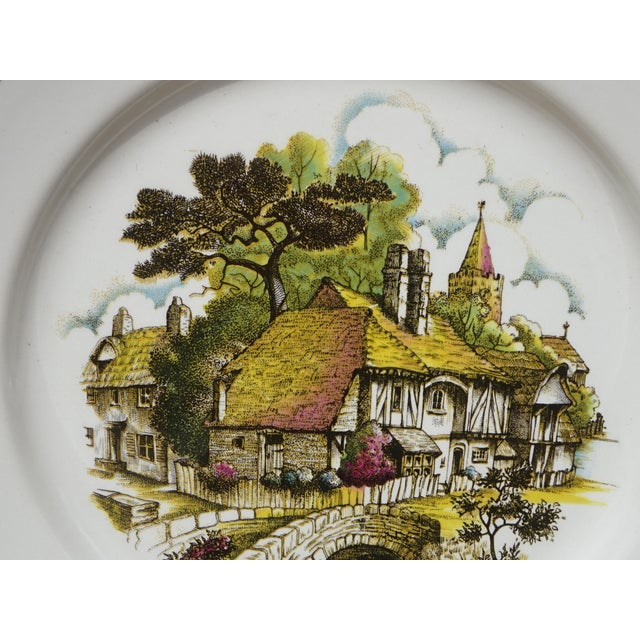 French Earthenware Plates from Lunéville and Keller, 1890s, Set of 6 For Sale - Image 4 of 9
