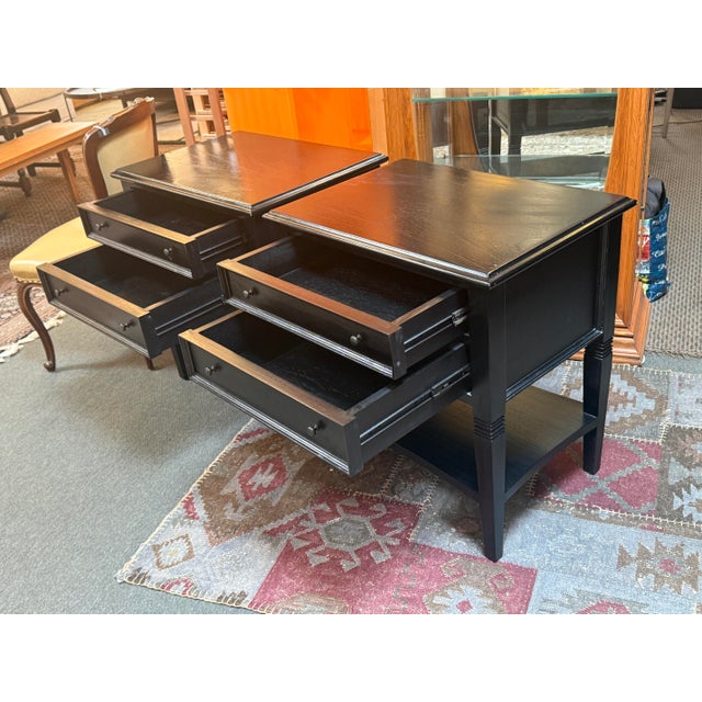 Contemporary Shoppe Amber Interiors Hewes Side Tables, Pair For Sale - Image 3 of 12