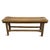 Mid 20th Century Vintage Rustic Elm Village Bench For Sale - Image 5 of 6